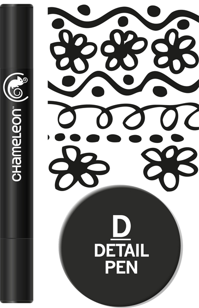 Zeichen Stift-Chameleon Detail Pen Doppelspitze 0,4-0,6 mm