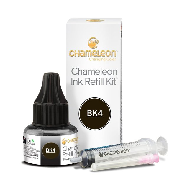 Chameleon Refill Ink BK4 Deep Black