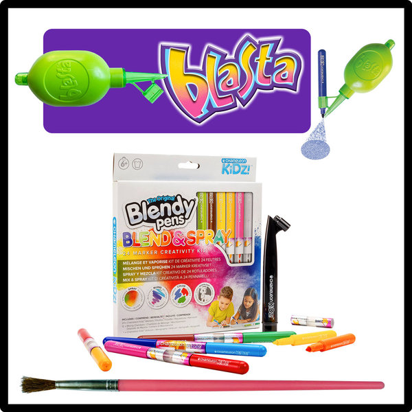 Malset BLASTA Spray Pumpe+Blendy Pens Set